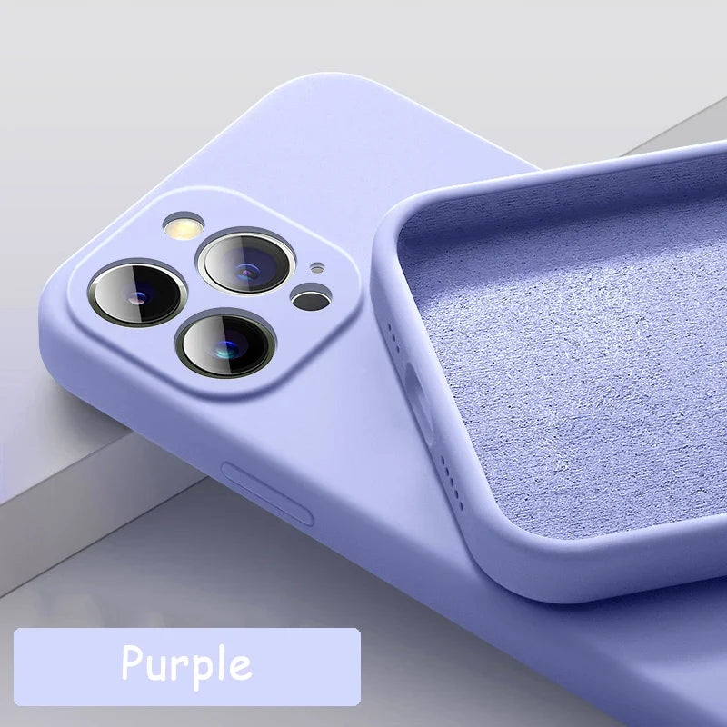 Silicone iPhone Case Soft Lining