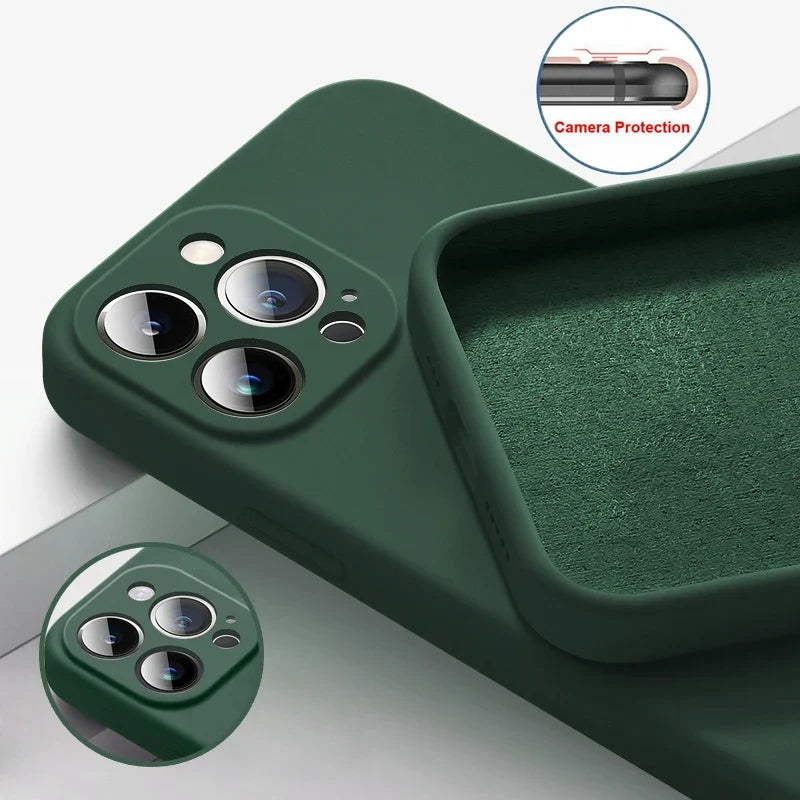 Silicone iPhone Case Soft Lining
