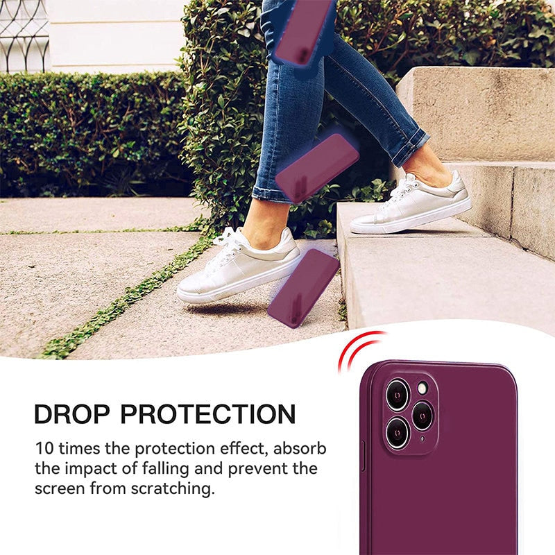 Silicone iPhone Case Soft Lining