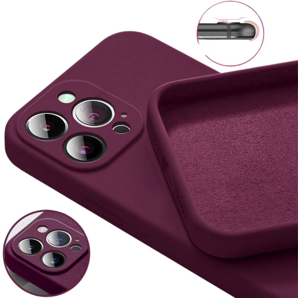 Silicone iPhone Case Soft Lining