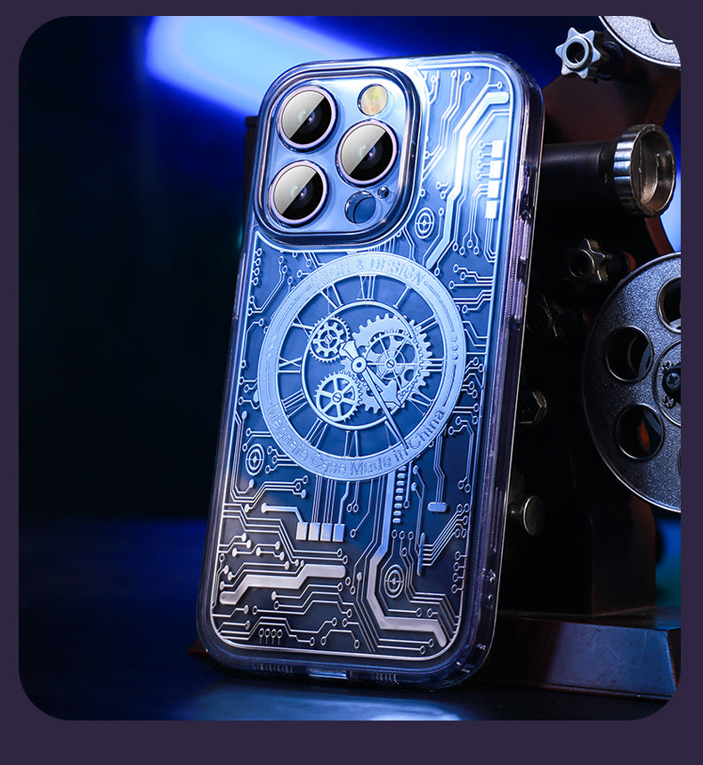 Mechanical Gear Pattern iPhone Case