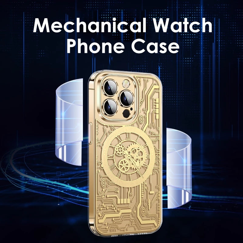 Mechanical Gear Pattern iPhone Case