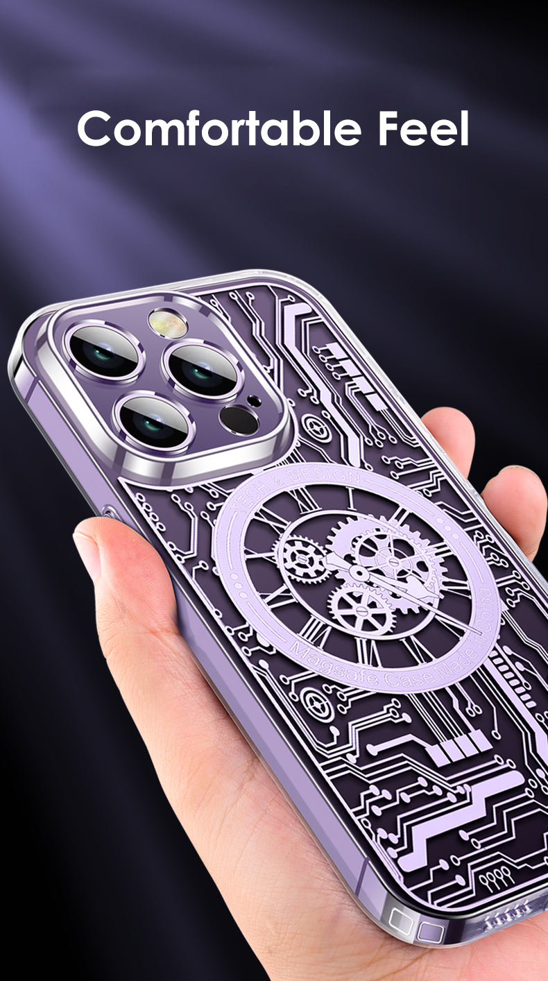 Mechanical Gear Pattern iPhone Case
