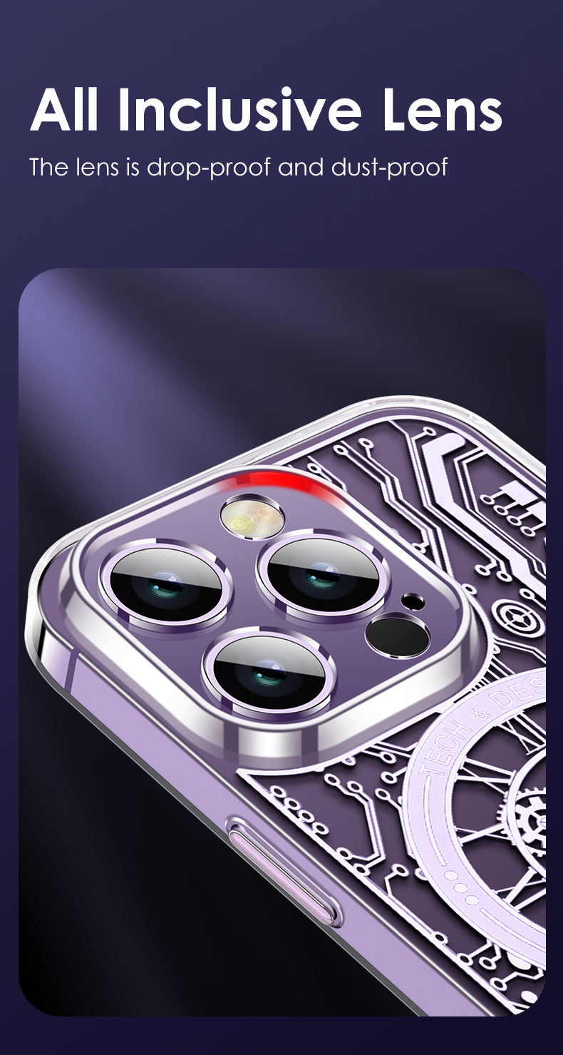 Mechanical Gear Pattern iPhone Case