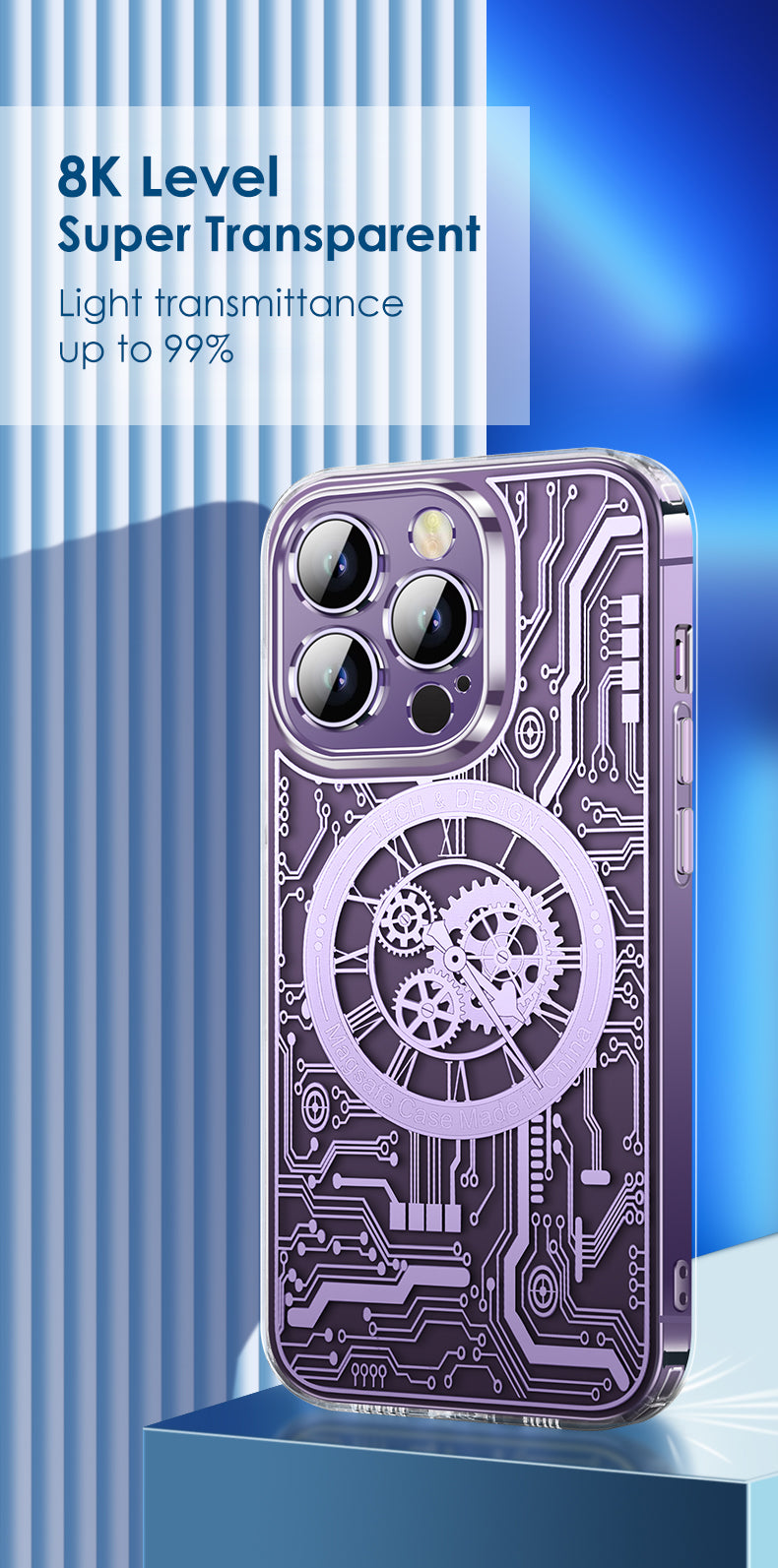 Mechanical Gear Pattern iPhone Case