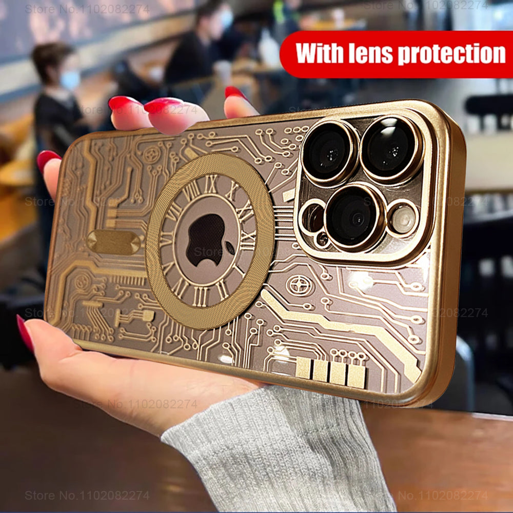 Mechanical Gear Pattern iPhone Case