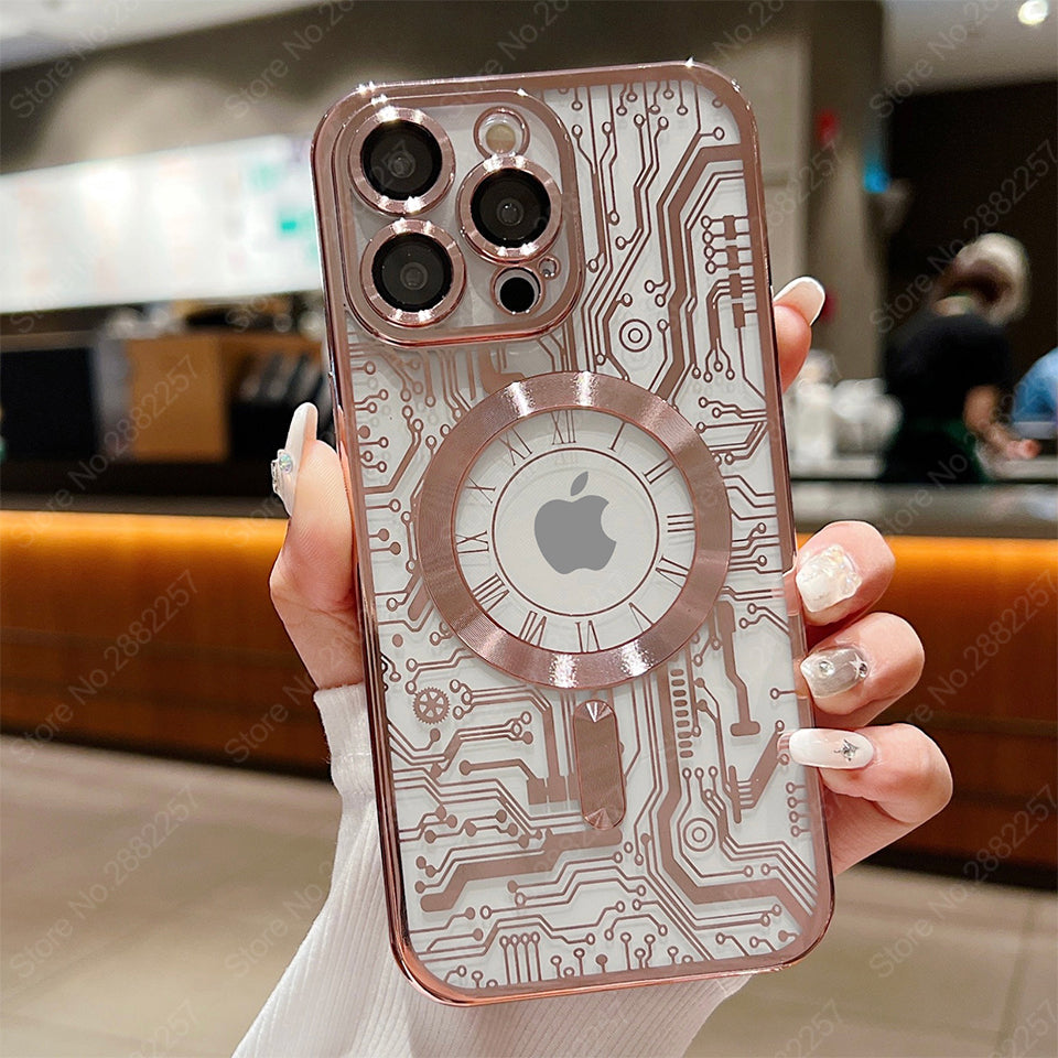 Mechanical Gear Pattern iPhone Case