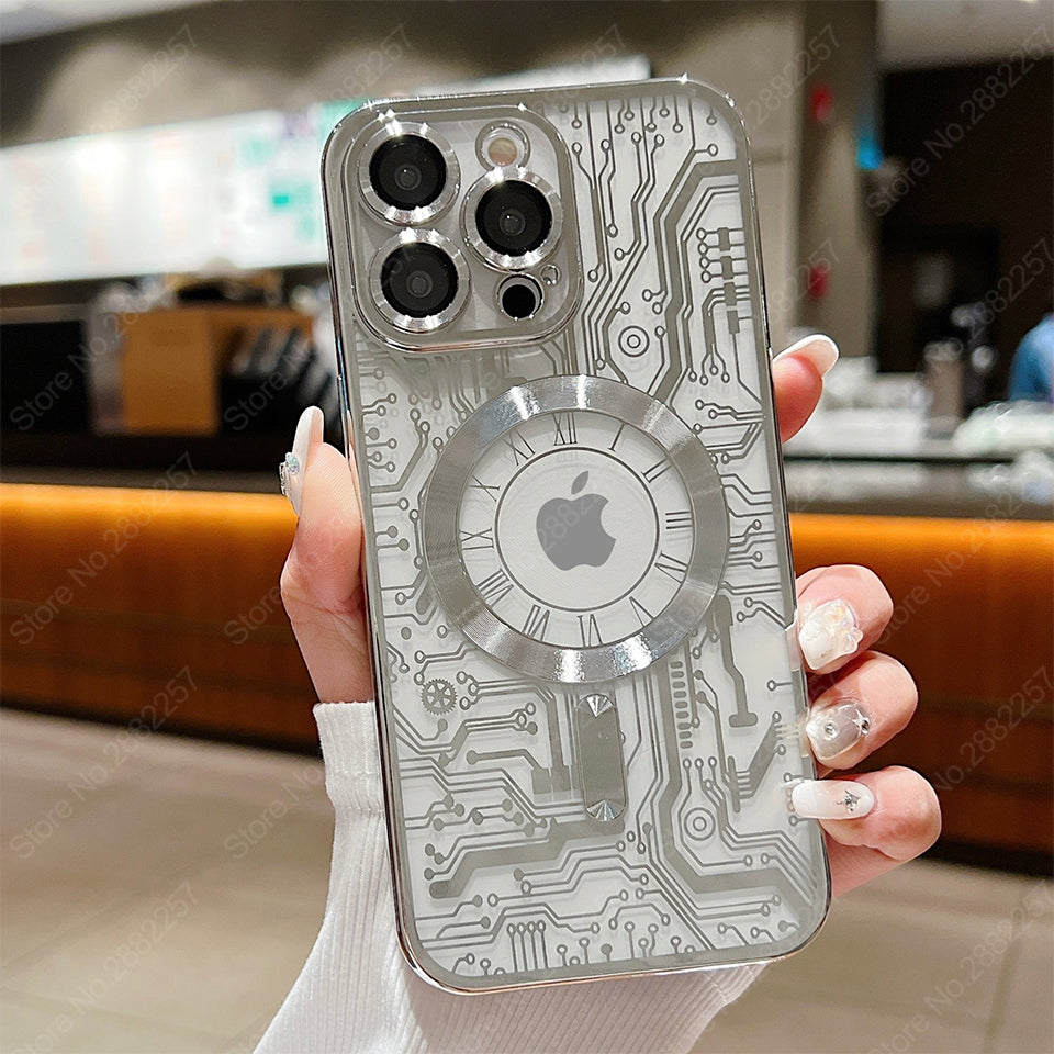 Mechanical Gear Pattern iPhone Case
