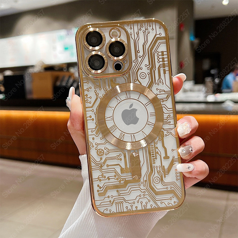 Mechanical Gear Pattern iPhone Case