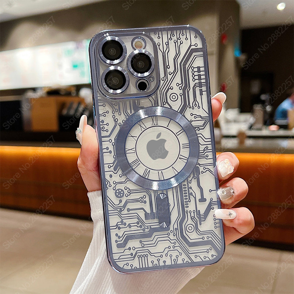 Mechanical Gear Pattern iPhone Case