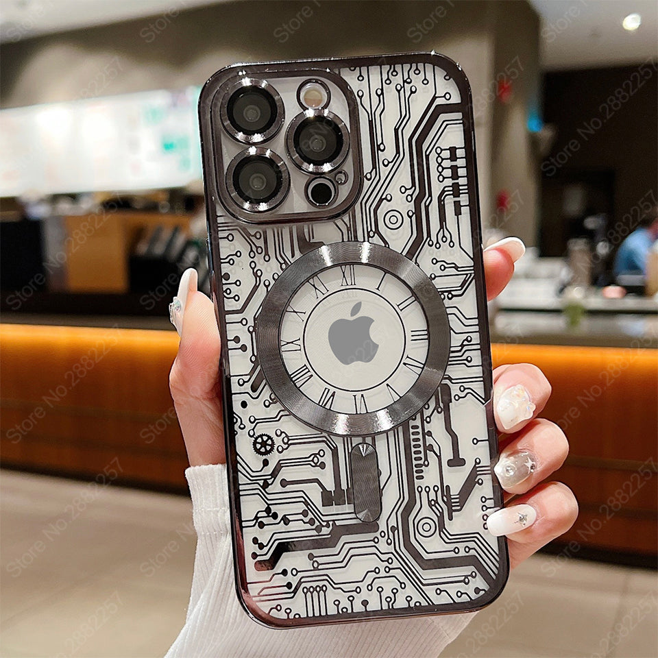 Mechanical Gear Pattern iPhone Case