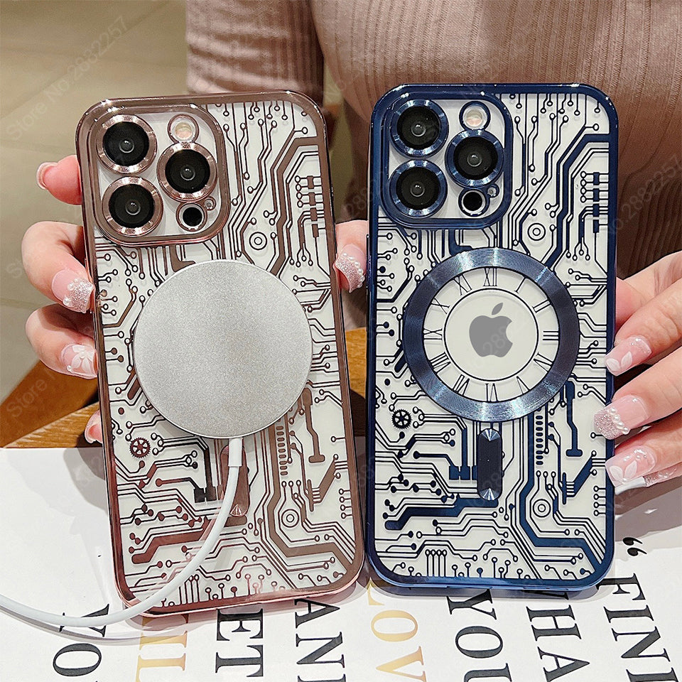 Mechanical Gear Pattern iPhone Case