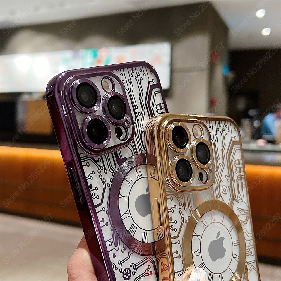 Mechanical Gear Pattern iPhone Case