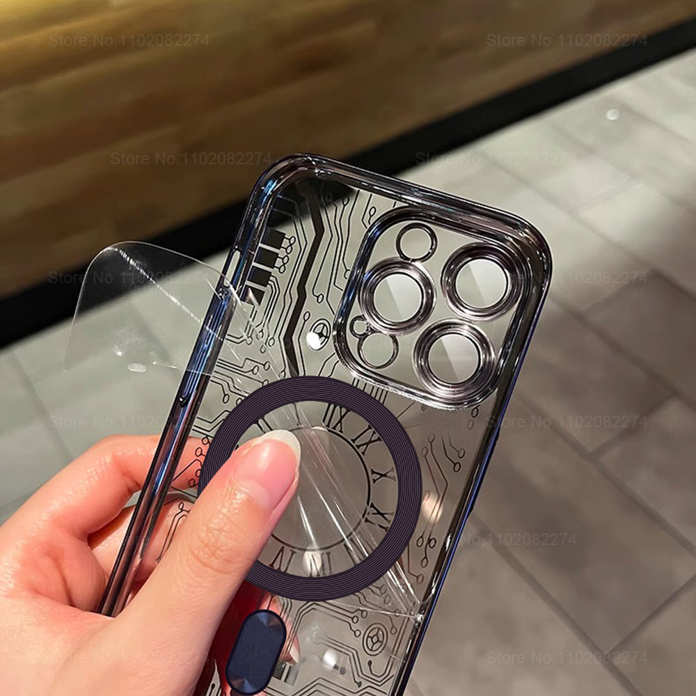 Mechanical Gear Pattern iPhone Case