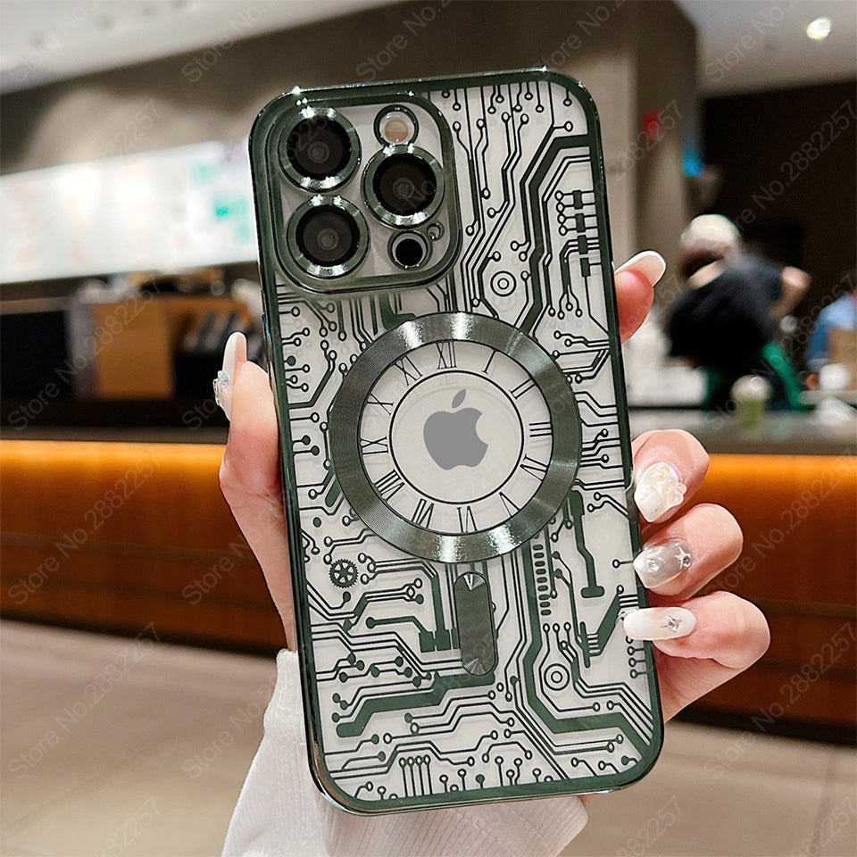 Mechanical Gear Pattern iPhone Case