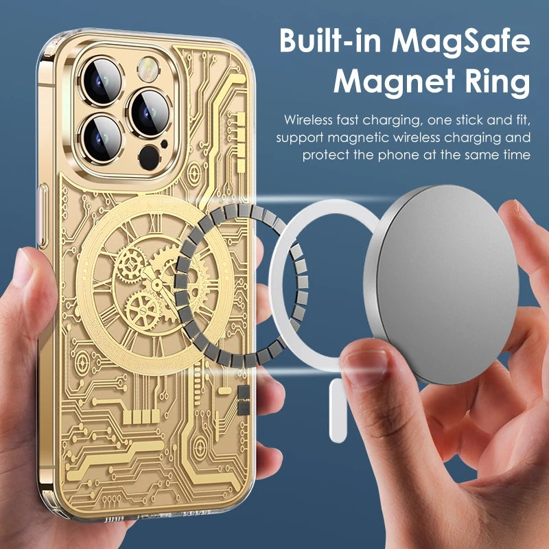 Mechanical Gear Pattern iPhone Case