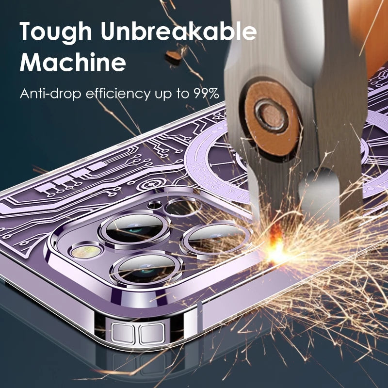Mechanical Gear Pattern iPhone Case