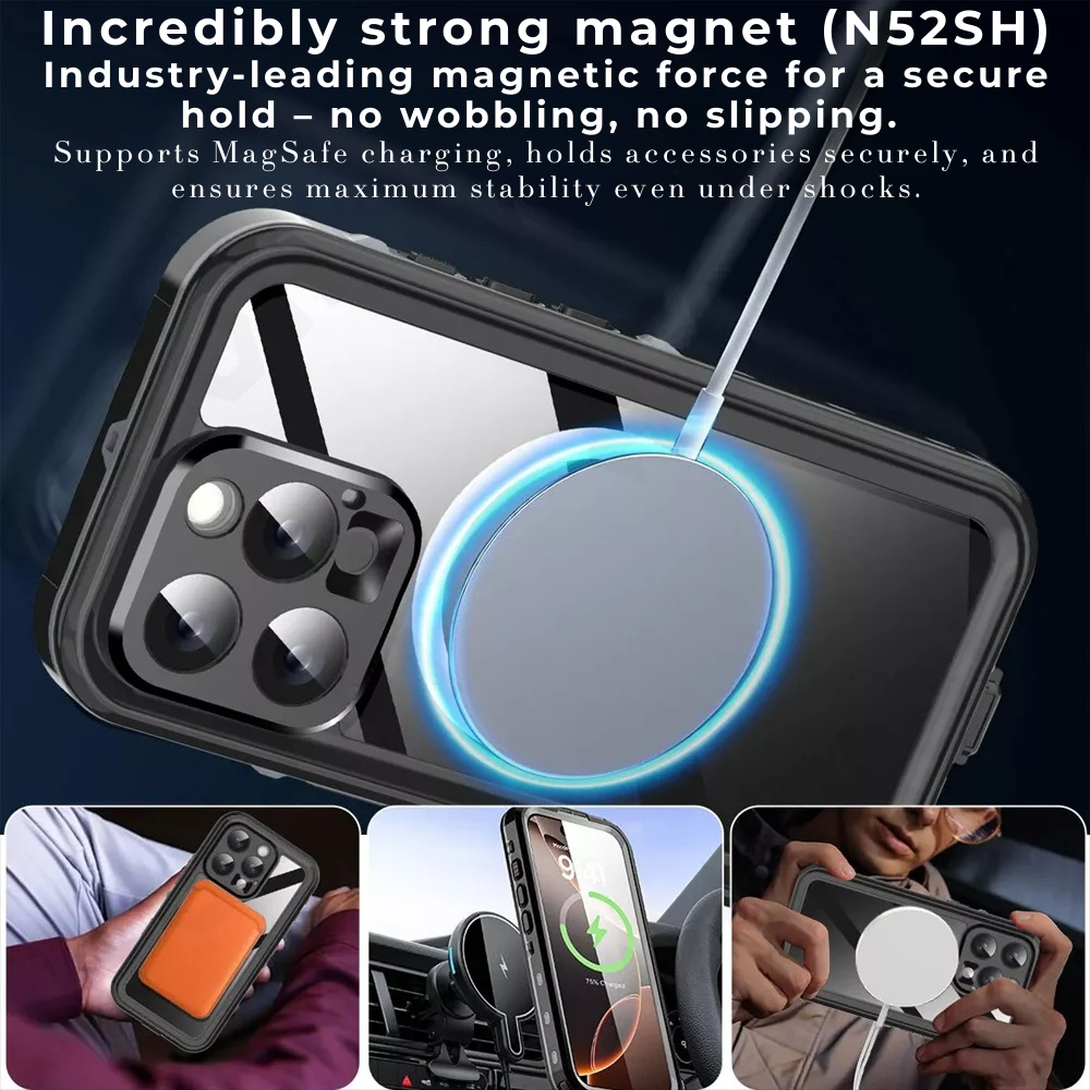 Waterproof Style MagSafe iPhone Case Full Body