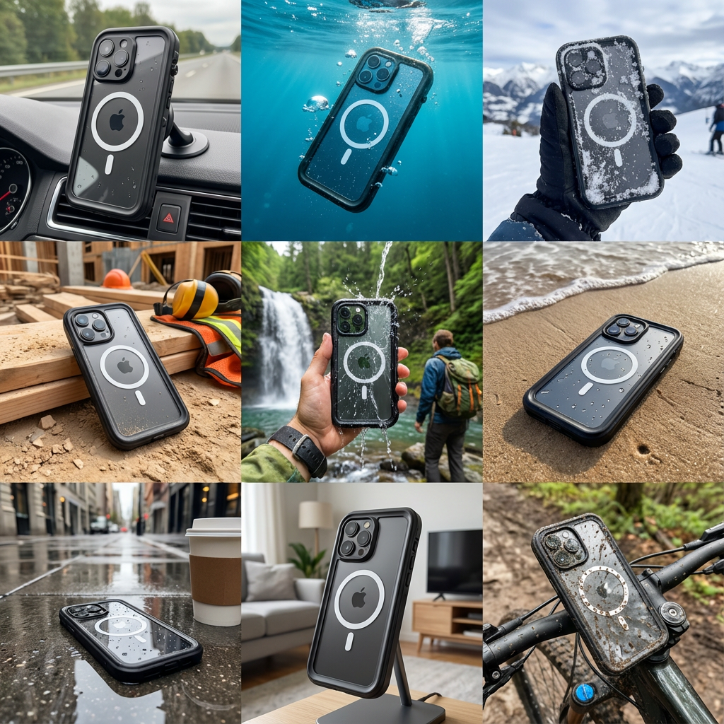 Waterproof Style MagSafe iPhone Case Full Body