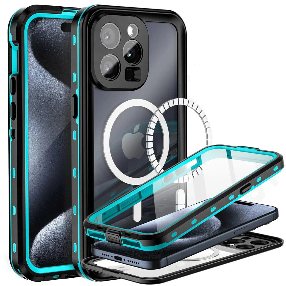 Waterproof Style MagSafe iPhone Case Full Body