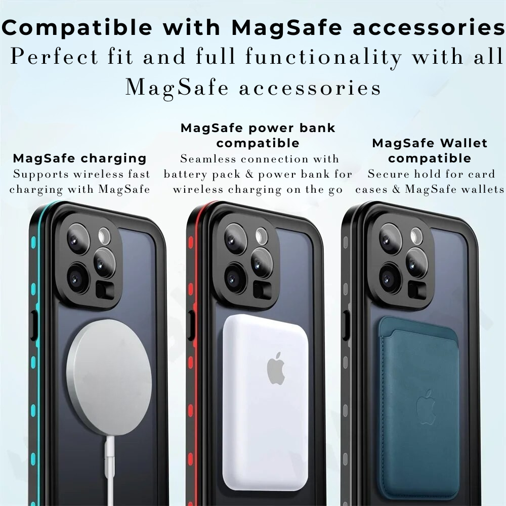 Waterproof Style MagSafe iPhone Case Full Body