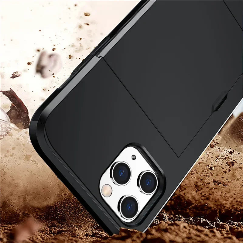 Sliding Card Holder iPhone Case