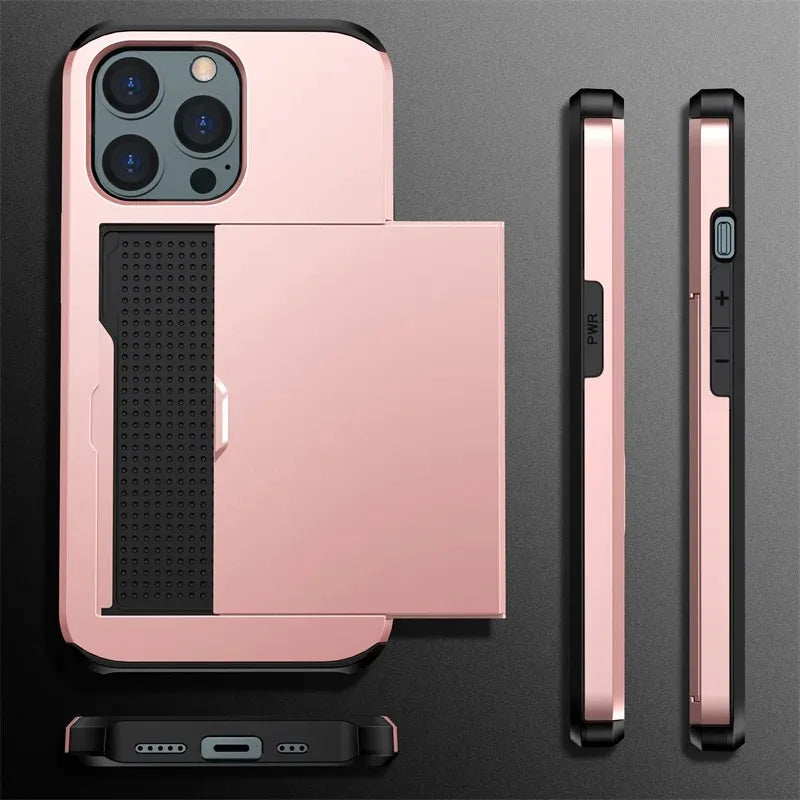 Sliding Card Holder iPhone Case