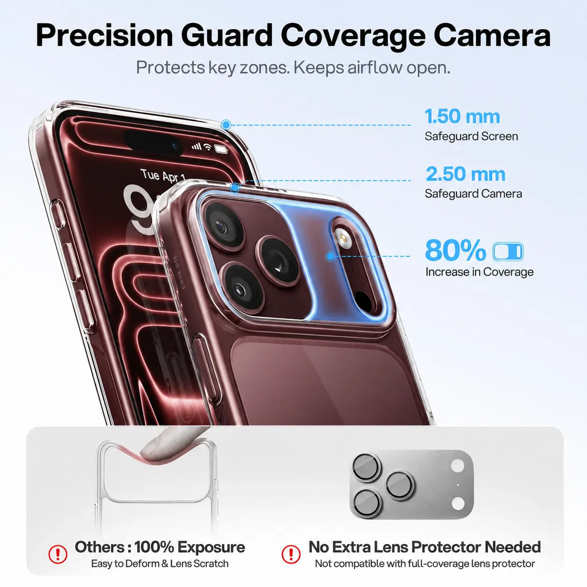 Crystal Clear iPhone Case Slim Hard Case