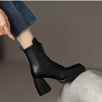 Melissa Lace-Up Ankle Boots