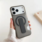 Translucent MagSafe iPhone Case With Grip Stand