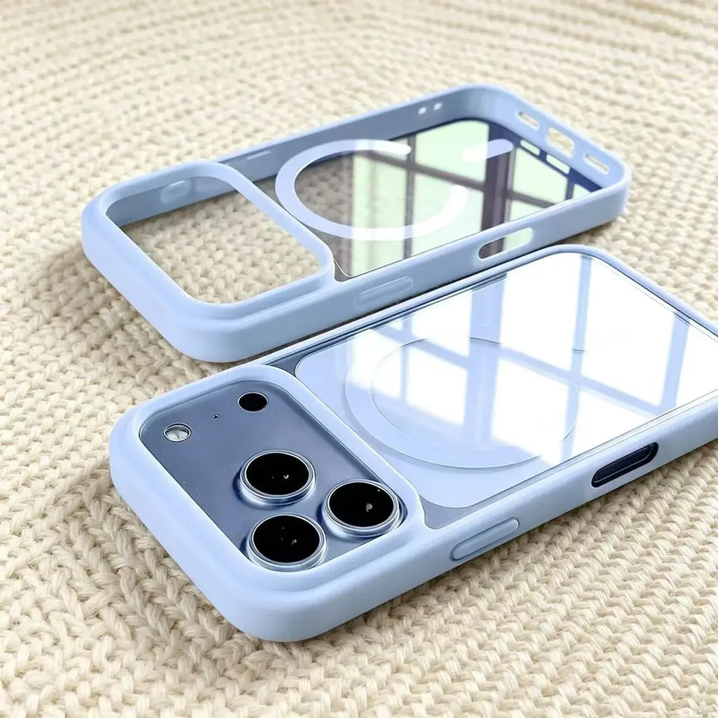 Transparent MagSafe iPhone Case With Soft Bumper