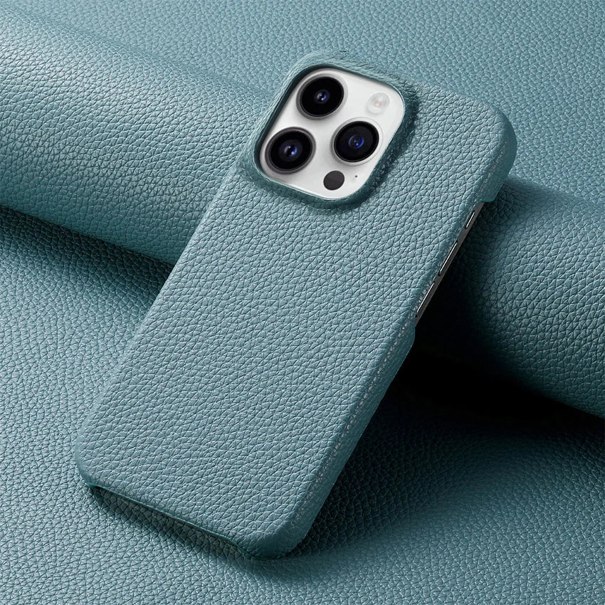Leather Texture iPhone Case Soft Touch Anti Scratch Protective Cover