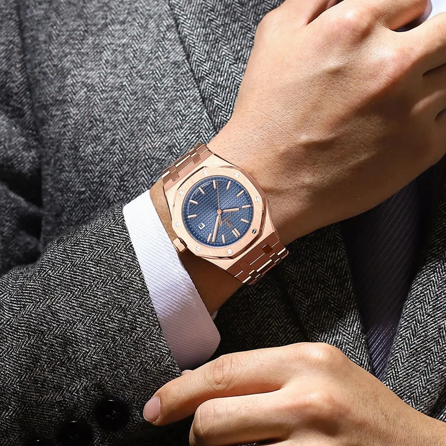 Crimson Calendar Watch