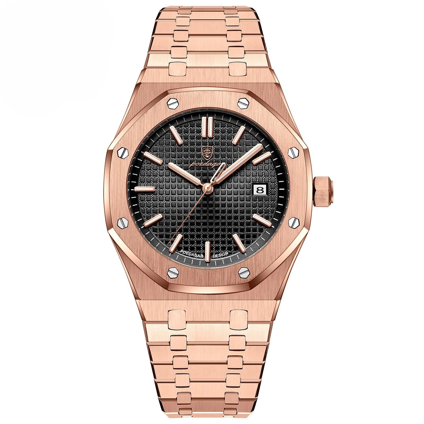 Crimson Calendar Watch