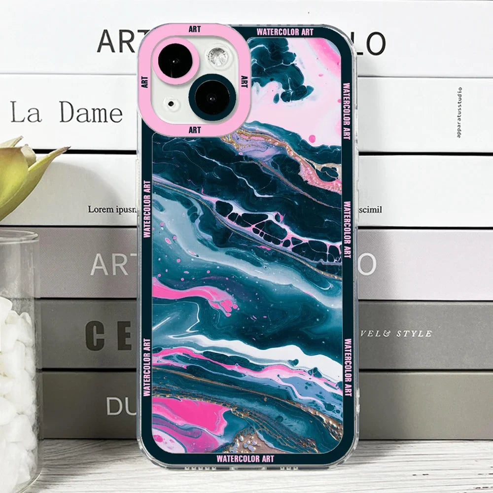 Abstract Watercolor Art iPhone Case