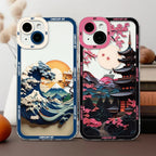 Vintage Japanese Scenery iPhone Case