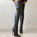 Elisa Over The Knee Leather Boots