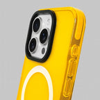 Clear Tinted MagSafe iPhone Case with Soft Bumper and Full Camera Protection