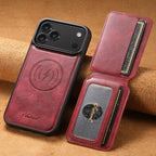 Leather MagSafe iPhone Case With Detachable Wallet