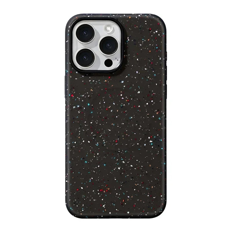 Speckled Magsafe Silicone iPhone Case with Soft Touch Finish & Camera Lens Protection