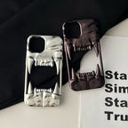 Gothic Fang Teeth iPhone Case Shockproof Clear Back Protective Cover