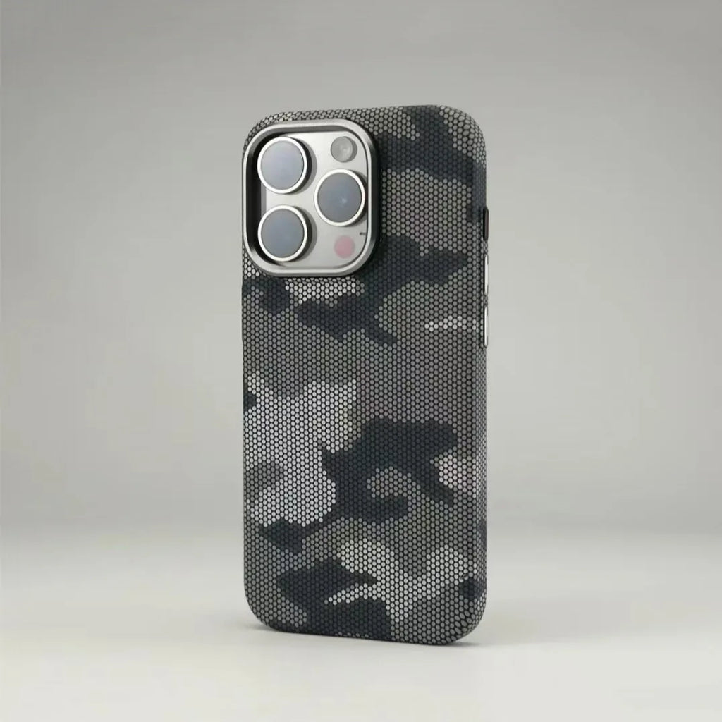Pixel Camouflage Pattern iPhone Case