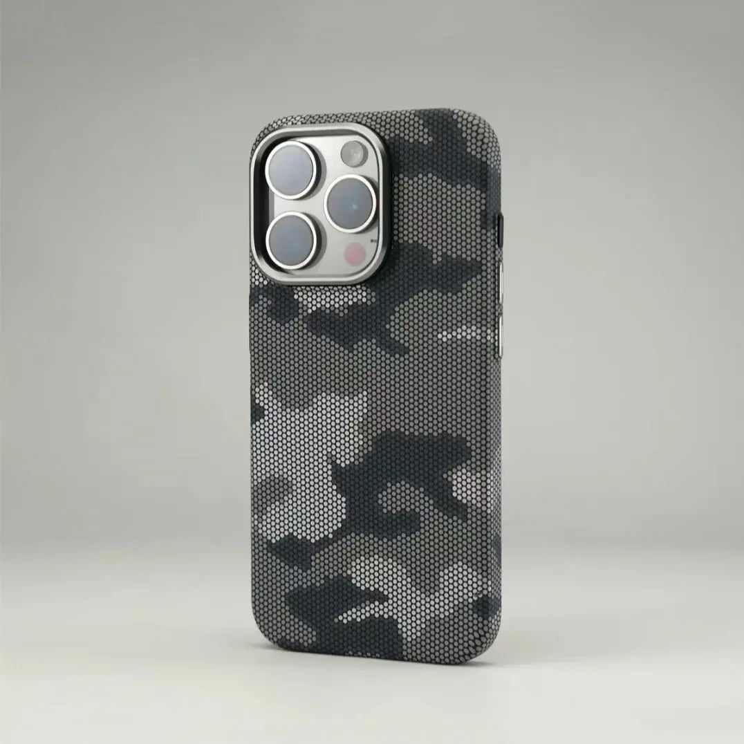 Pixel Camouflage Pattern iPhone Case