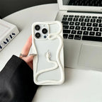 3D Snake Design iPhone Case with Textured Scale Finish & Camera Lens Protection