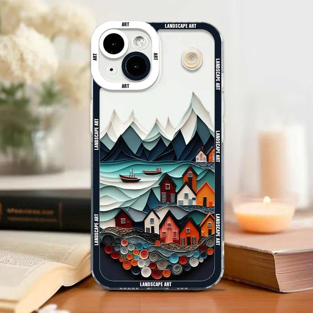 Vintage Japanese Scenery iPhone Case