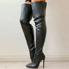 Elisa Over The Knee Leather Boots
