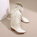 Carris Suede Leather Western Cowgirl Boots