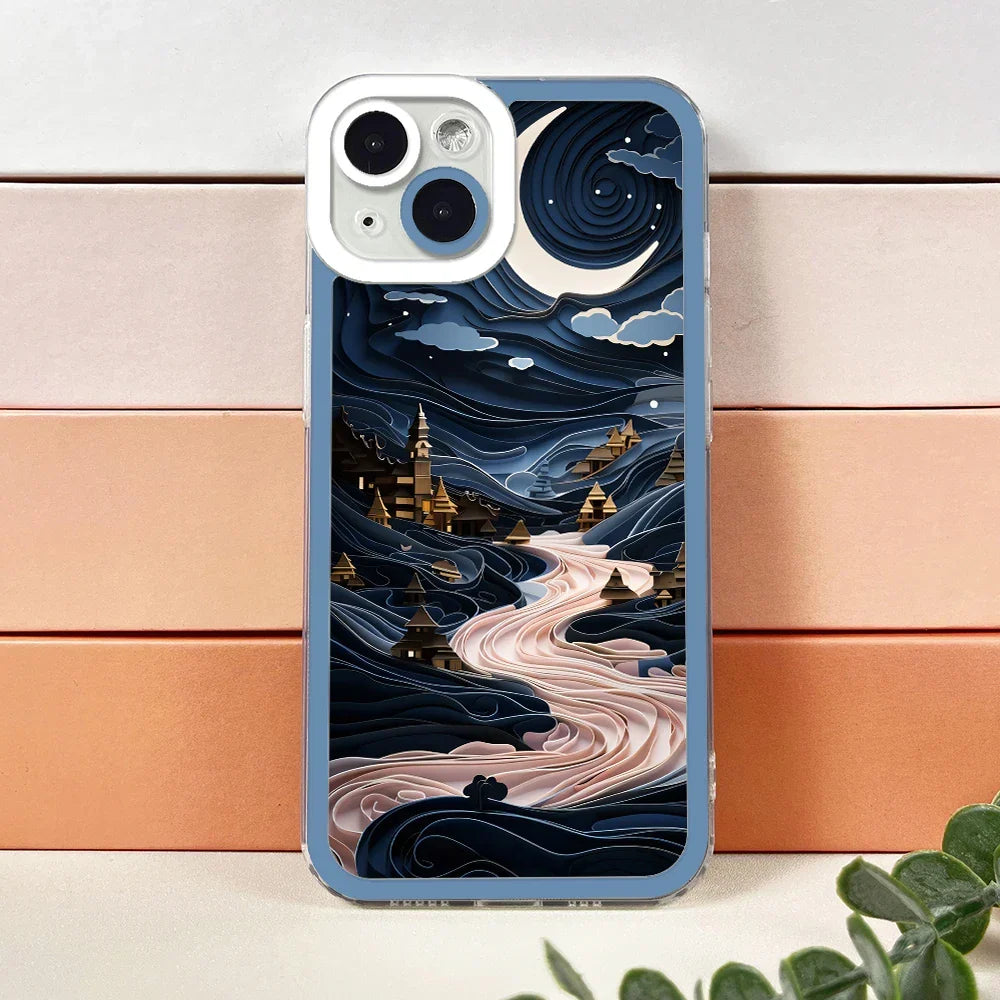 Paper Art Japanese Scenery iPhone Case