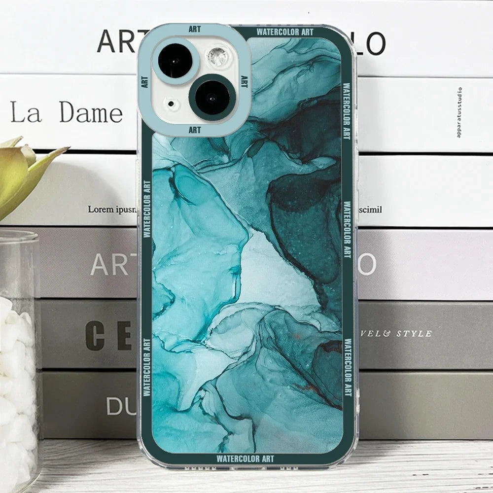 Abstract Watercolor Art iPhone Case