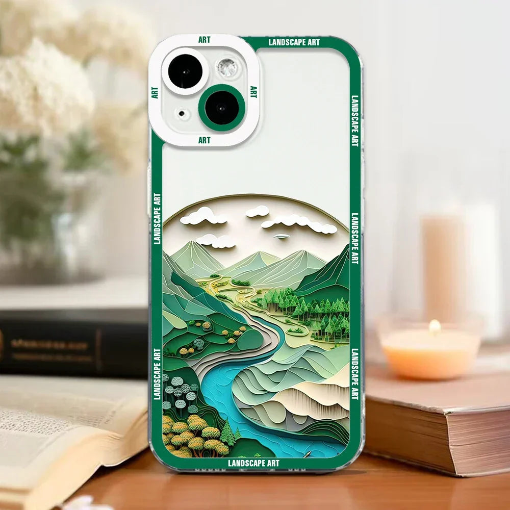 Vintage Japanese Scenery iPhone Case